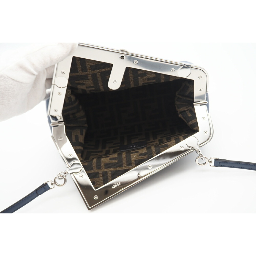 Fendi Python First Blue Small Shoulder Bag - image 8